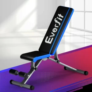 everfit weight bench adjustable fid bench press home gym 330kg capacity